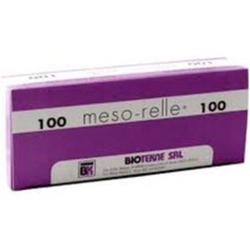 Resim Meso-Relle Mezoterapi İğnesi 33G x 4MM 100 Adet 