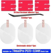 Resim 70mai A500s Dash Cam Dash Cam Akıllı 3m Film Ve Statik Sticker, 7 Siyah 