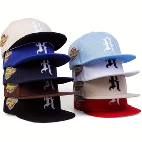 Resim Gotik R Nakışlı Snapback Şapka Düz Renk Hip Hop Beyzbol Şapkası Unisex Rahat Ayarlanabilir Baba Şapkası Kadınlar Erkekler için 