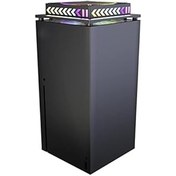 Resim LiLiTok External Cooling System Top Cooling Fan Compatible for Xbox Series X with RGB LED Light for Xbox Console Anti Dust Metal Net Fan 