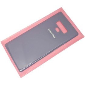 Resim Samsung Galaxy Note 9 Arka Pil Batarya Kapağı Cam Orkide Mavi 