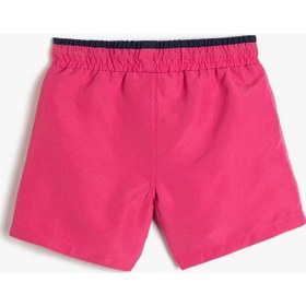 Resim Koton Mayo Basic Beli Bağlamalı Pembe 3skb00023bw 3SKB00023BW255 Pembe 