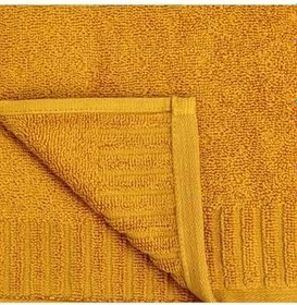 Resim Soft Patte Ayak Havlusu - Hardal - 50X70 Cm 