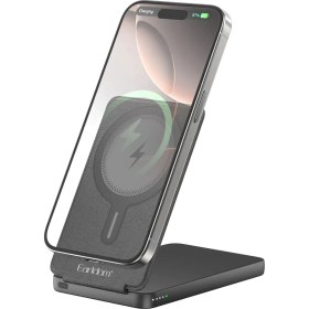 Resim Earldom PD58 5.000 mAh 20W Kablosuz + Type-C Hızlı Şarj Powerbank & Stand | PD Çıkışlı 