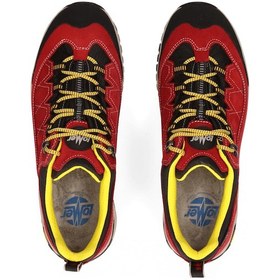 Resim Lomer Italy Sella Iı Mtx Waterproof Vibram Süet Deri Erkek Ayakkabı Phonebox Kırmızı 