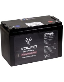 Resim Volan Battery 12 Volt 90 Ah (Amper) Kuru Akü 