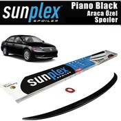 Resim Vw Passat B7 Bagaj Üstü Spoyler Piano Black A+ Kalite Uyumlu 