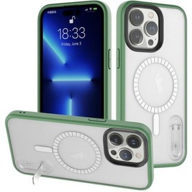 Resim Cbtx Iphone Uyumlu 14 Pro Terminator Magsafe Manyetik Tutucu Telefon Kılıfı 