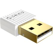 Resim Jeehugo Usb Bluetooth 5.0 Adaptörü - Bilgisayar Klavye Fare Hoparlör Bağlantı Cihazı, Beyaz Bta-508 