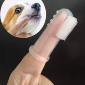 Resim Pet Diş Fırçası Köpek Diş Fırçası, Kedi Diş Fırçası Köpek Fırça Seti Köpek Dişlerini Temizlemek İçin, Yavru Diş Fırçası, Pet Diş Bakımı Kauçuk Parmaklı Diş Fırçası Köpekler ve Kediler İçin - Nazik Diş Bakımı, Kolay Temizlenebilir Diş Temizleme Aracı, Piller Gerektirmez 