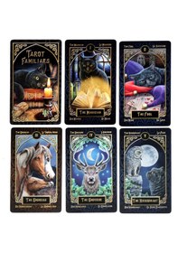 Resim Fournier Tarot Kartları Familiars Tarot Kartları Destesi 