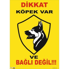 Resim Vizyon Trafik Dikkat Köpek Var 