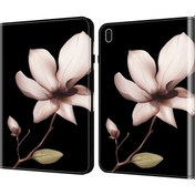 Resim Samsung Galaxy Uyumlu Tab S7 Fe 12.4 Kristal Dokulu Boyalı Deri Tablet Kılıfı 
