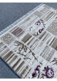 Resim Burak Halı 150x235 Mor Vizon 4 M2 Akrilik Kesme Saçaklı Halı 