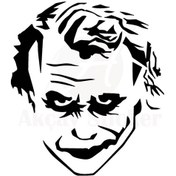 Resim Joker Sticker 10 X 11 Cm 