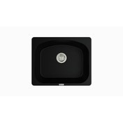 Resim Polex Cristal Lux Granit Eviye Oulin Siyah 