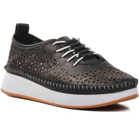 Resim Siyah Kadın Günlük Ayakkabı 24077-l Z Siyah 