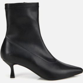 Resim Hotiç Kadın Siyah Streç Fermuarlı Bilekte Kısa Topuklu Bot 01boh314990a100 01boh314990a100 Siyah 