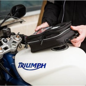 Resim MOTOANL Motosiklet Depo Üstü Manyetik Tang Bag Çanta Mıknatıslı Impertex Kumaş Motor Çanta 