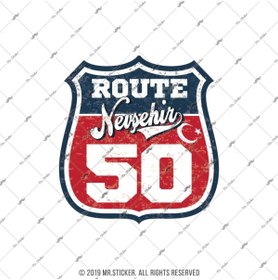Resim Bay Etiket Roup62 Route Nevşehir 50 Etiketi 
