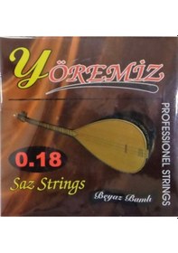 Resim 3 Adet Yöremiz Paslanmaz Çelik 0.18 Numara Kısa Saplı Saz Tel Set 