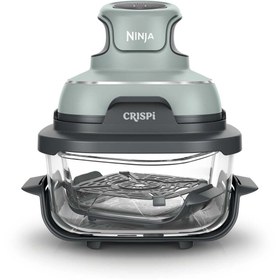 Resim NINJA CRISPi 4-in-1 Taşınabilir Cam Hazneli Pişirme Sistemi - Sage Green 
