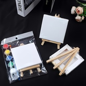 Resim Profesyonel Sanat Boyama Seti, Easel, Boya Fırçası, Çizim Tahtası, Renk Paleti ve Boya Dahil, Kompakt ve Taşınabilir, Açık Hava Graffiti Sanat Boyama, Başlangıç Boyama Uygulaması için Uygun 