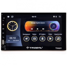 Resim Trident THA81 7 inç 2 GB Ram BT/Wi-Fi Android 10 Double Teyp 