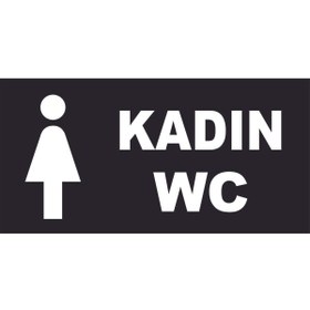 Resim vizyon trafik KADIN WC LEVHASI 15x15 Dekota VT-BLM063-2-B 