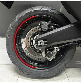 Resim Honda X-adv Yarım Jant Sticker Modeli - Kırmızı 