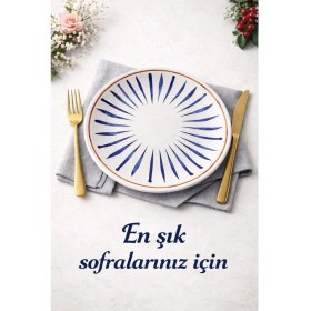Resim Hooly Home Iskandinav Model 6 Kişilik 14 Parça Sosluklu Kahvaltı Takımı 