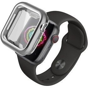 Resim Microcase Apple Uyumlu Watch Seri 6 44 Mm Shine Serisi Kılıf - Gümüş (473998692) 