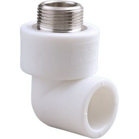 Resim Pvc Boru Pprc Dış Dişli Dirsek 20x1/2 10 Adet 