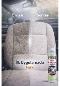 Resim Autofresh Araç İç Temizleyici Köpük Sprey 500 Ml Oto Koltuk, Tavan, Döşeme Ve Torpido Temizleme Köpüğü 