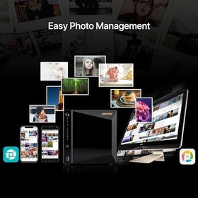 Resim Asustor Drivestor 4 Pro Gen2 AS3304T v2, 4 Bay NAS, 1.7GHz Dört Çekirdekli, 2.5GbE Bağlantı Noktası, 2GB RAM DDR4, Ev Medya Sunucusu için En İyi Değer, Ağa Bağlı Depolama (Disksiz) 