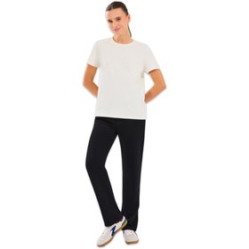 Resim Skechers S2510029 W Essential Crewneck Beyaz Kadın T-Shirt 