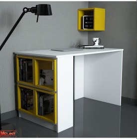 Resim Variant Variant Box Çalışma Masası - Beyaz / Sarı Beyaz 