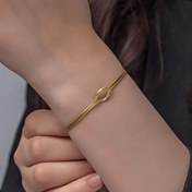 Resim Silver Gold Love Knot Women's Bracelet 