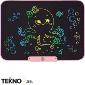 Resim Teknozeel Pembe Grafik Çizim ve Yazı Çocuk Tableti - 10 Inç Şarj Edilebilir 
