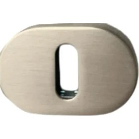 Resim System RO16 Kapı Kolu Rozeti Oda Nikel Saten Mat 58X37X11 mm 