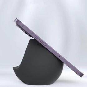 Resim CHOETECH 2'si 1 arada iPhone ve iWatch Silikon Holder (H050-BK) 