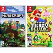 Resim Minecraft + Super Mario u deluxe Nintendo Switch Oyun 