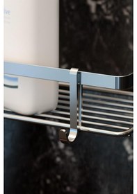 Resim Geseus Iki Katlı Kancalı Banyo Rafı Es067-Krom Çok Renkli 