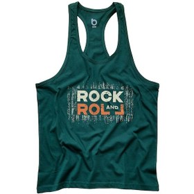 Resim Bluu Fitness Gym Tank Top Sporcu Atleti Rockandroll 
