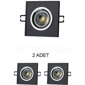 Resim Cata Ct-6647 Dekoratif Cam Spot Yeşim Gu10 - 2 Li Paket 