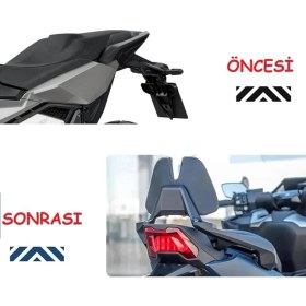 Resim Honda X-Adv 750 Sissy Bar Bağlantı Demiri Sırt Dayama Arasmto 
