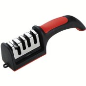 Resim 4'ü 1 arada ProSharp Mutfak Bıçağı ve Makas Bileyici - Seramik ve Tungsten İçiği ile Yüksek Karbonlu Paslanmaz Çelik Şef Aracı, Ev ve Restoran için İdeal, Chef'S Bileyici Çözümü|Ergonomik Sap|Dayanıklı İnşaat, Bıçak Bileyici 