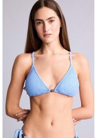 Resim Defacto Regular Fıt Kırışık Dokulu Mavi Bikini Üstü E0205ax26smbe552 Mavi-be552 