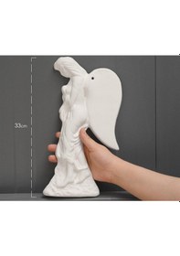 Resim Melek Seramik Bisküvi Boyanabilir Obje 