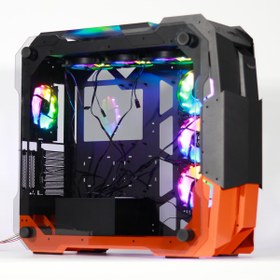 Resim Rush Rca911 Argus Gaming 7x120mm Rgb Fanlı Oyuncu Bilgisayar Kasası 